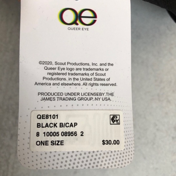 Black Human Embroidered Cap By Queer Eye 0S - Picture 3 of 8